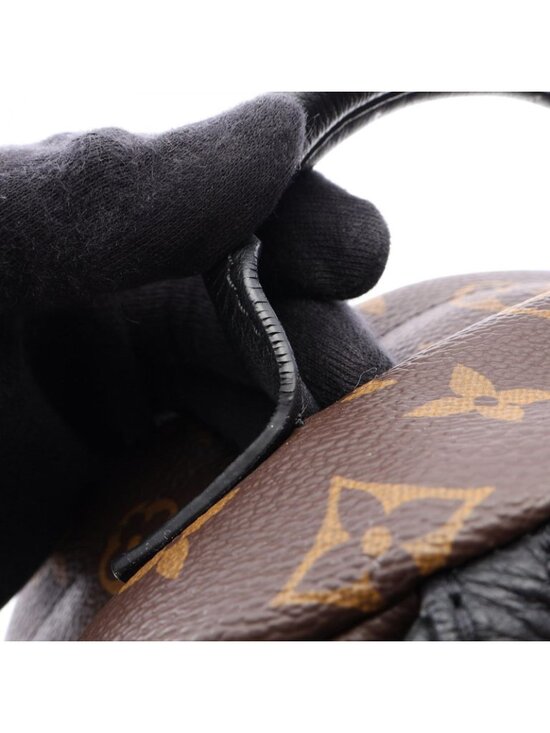 Louis Vuitton Backpack Palm Springs PM Monogram Co Ting Canvas Leather PM main image 10